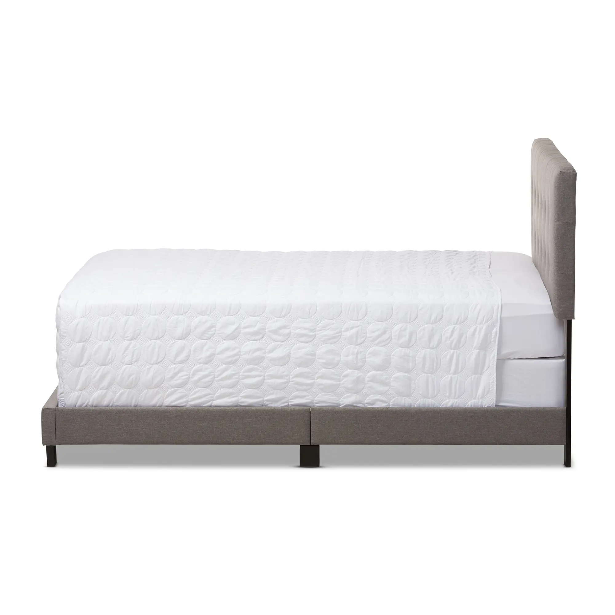 131-7311-RCW Contemporary Gray Queen Upholstered Bed - Brookfield-4