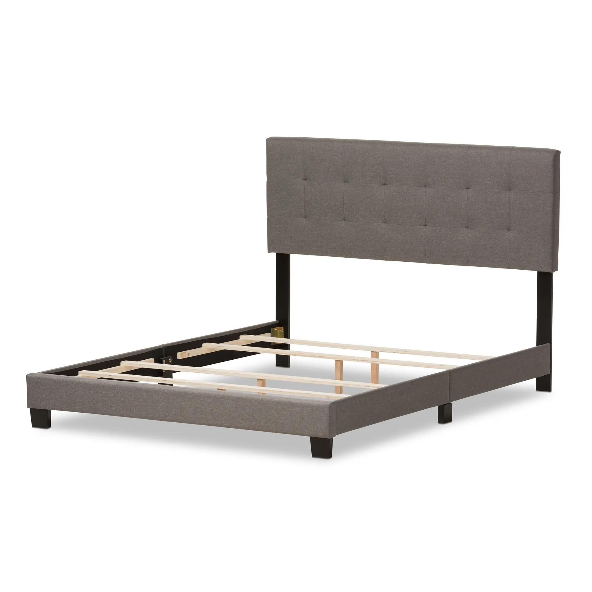 131-7311-RCW Contemporary Gray Queen Upholstered Bed - Brookfield-5