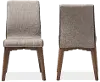 134-2PC-7181-RCW Kimberly Brown Dining Room Chairs (Set of 2)