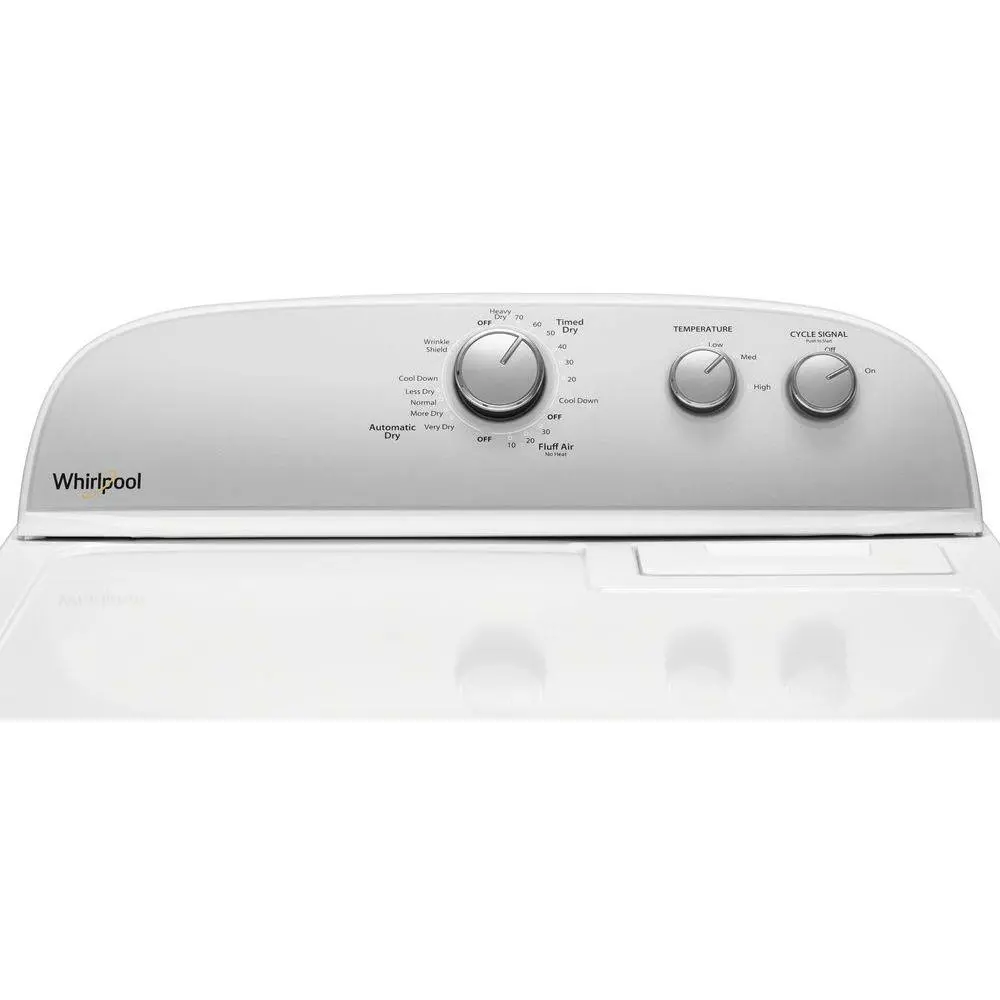 WED4950HW Whirlpool Electric Dryer with Wrinkle Shield - 7.0 cu. ft. White-2