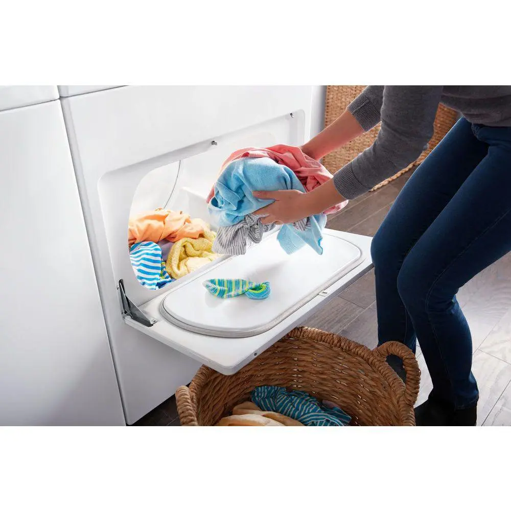 WED4950HW Whirlpool Electric Dryer with Wrinkle Shield - 7.0 cu. ft. White-5