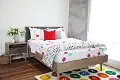 Beddy's Full Multi-Color Get Happy Bedding Collection