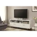 Clean White Transitional 60 Inch TV Stand