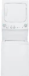 GUD27GSSMWW GE Spacemake Washer and Dryer Laundry Combo - White
