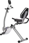 15-0340 Stamina Exercise Bike with Upper Body Exerciser White