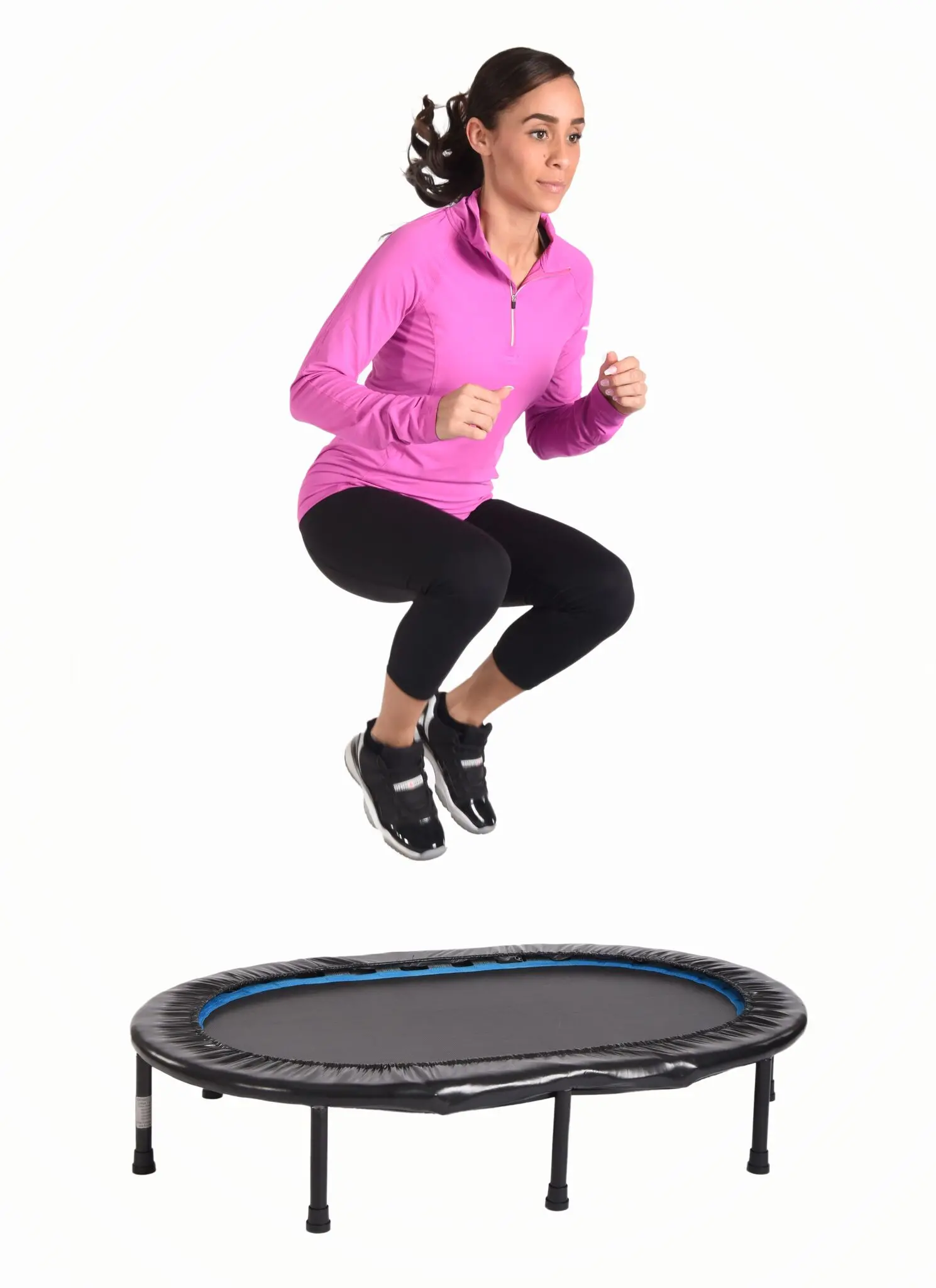35-1691 Stamina Black Oval Fitness Trampoline-3