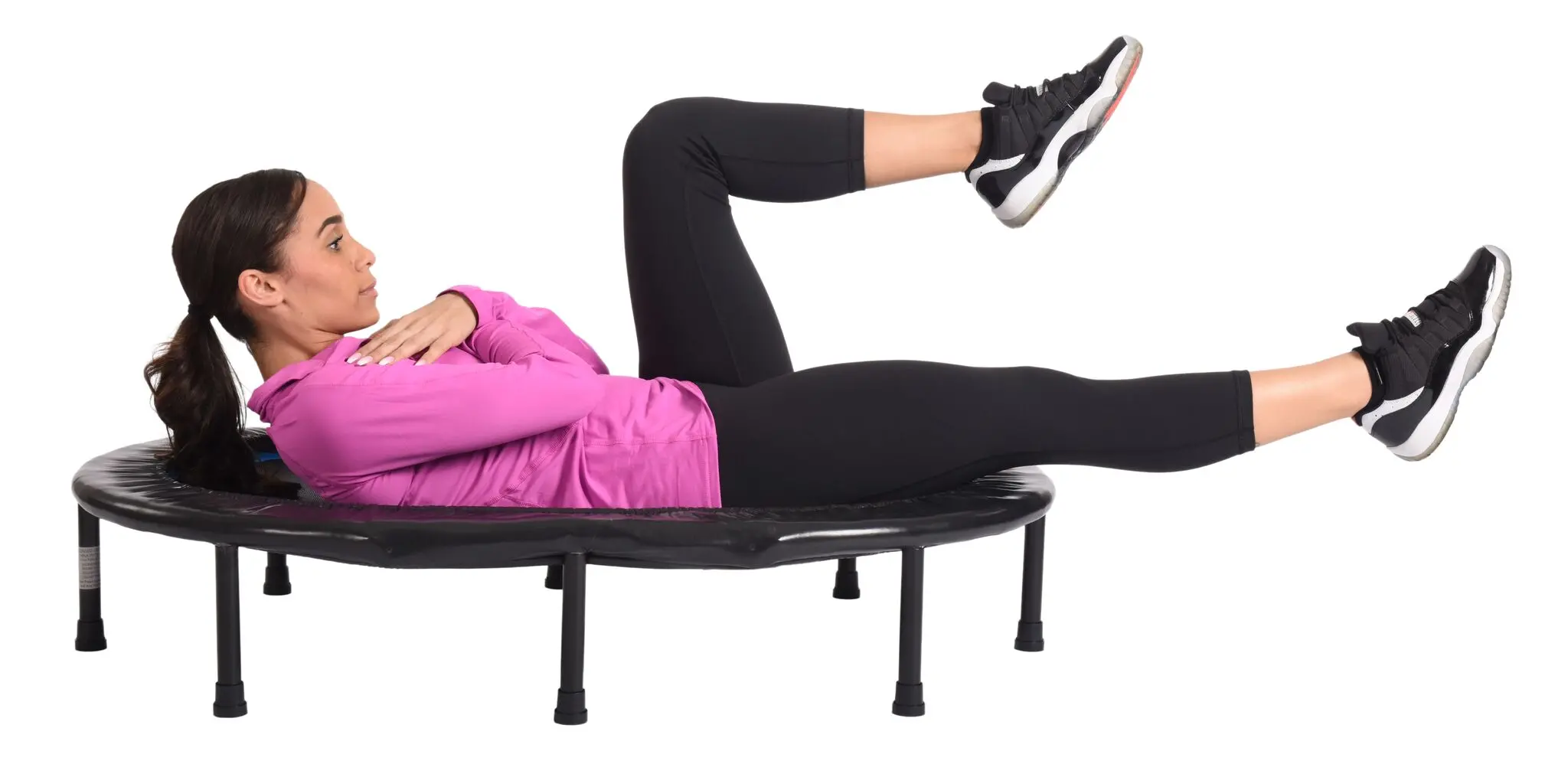 35-1691 Stamina Black Oval Fitness Trampoline-4