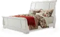 Coming Home Chalk White Queen Sleigh Bed
