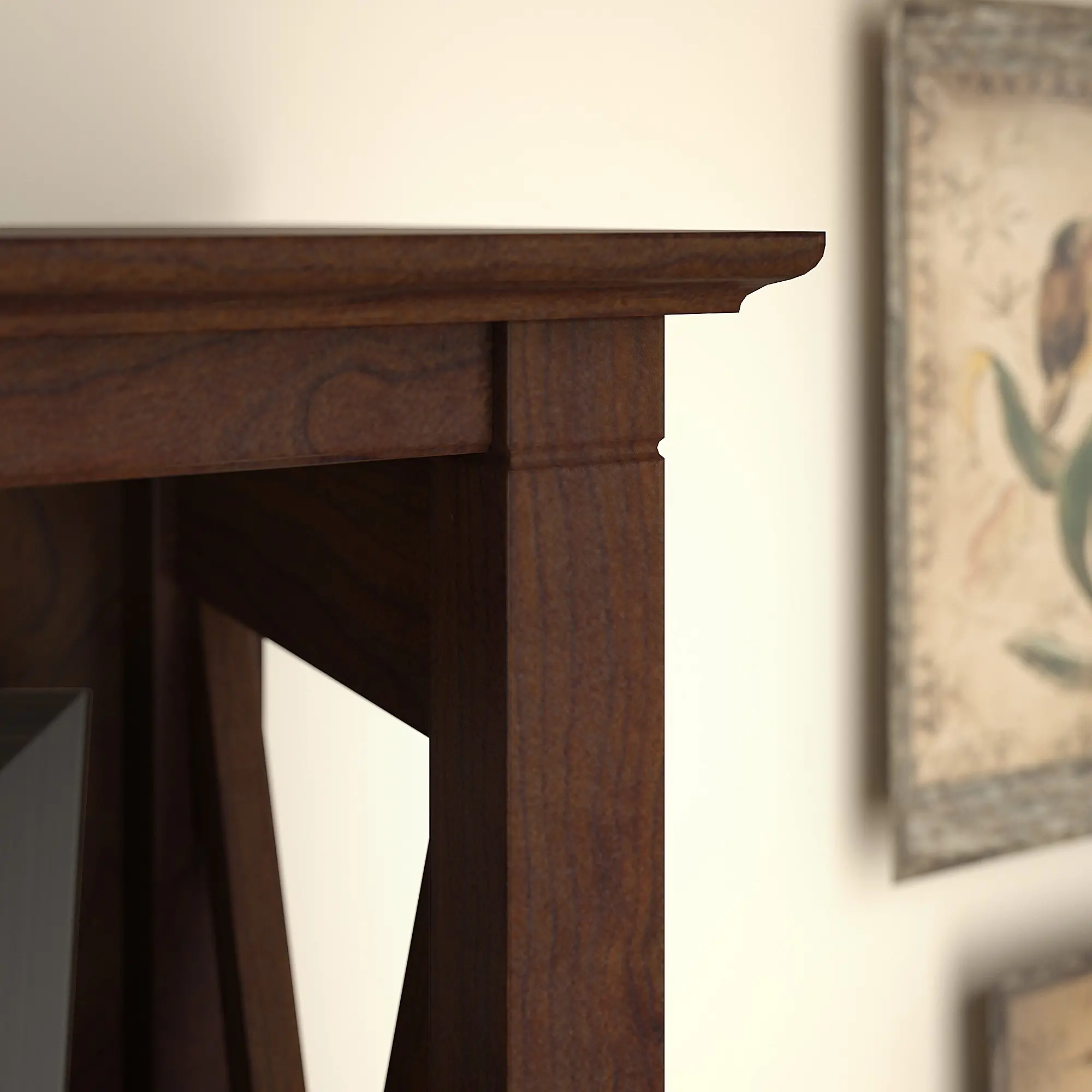 KWB132BC-03 5 Shelf Cherry Brown Bookshelf-4