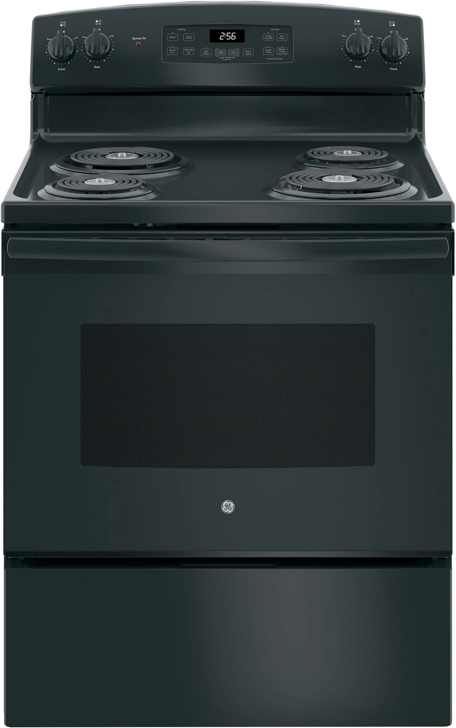 JB256DMBB GE 5 cu ft Electric Range - Black-1