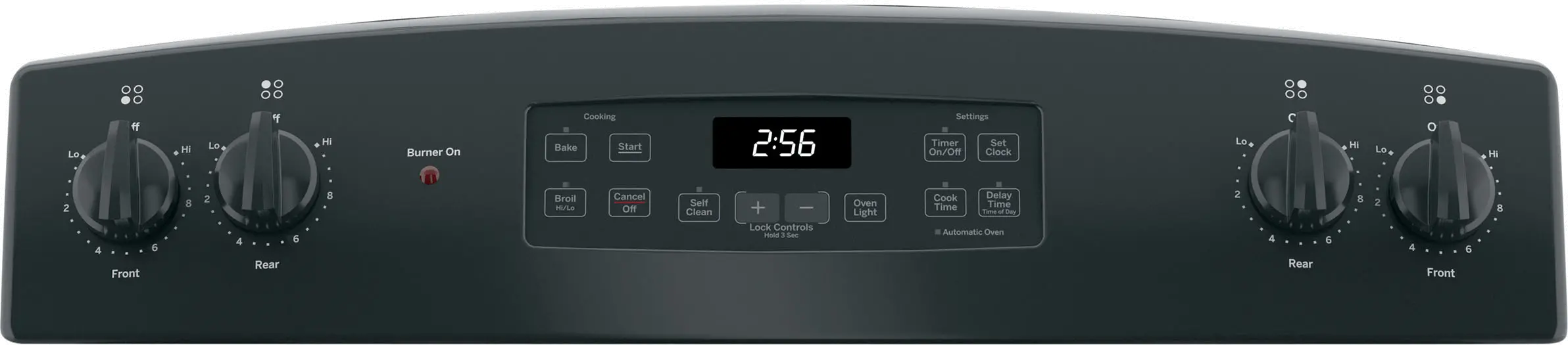 JB256DMBB GE 5 cu ft Electric Range - Black-3