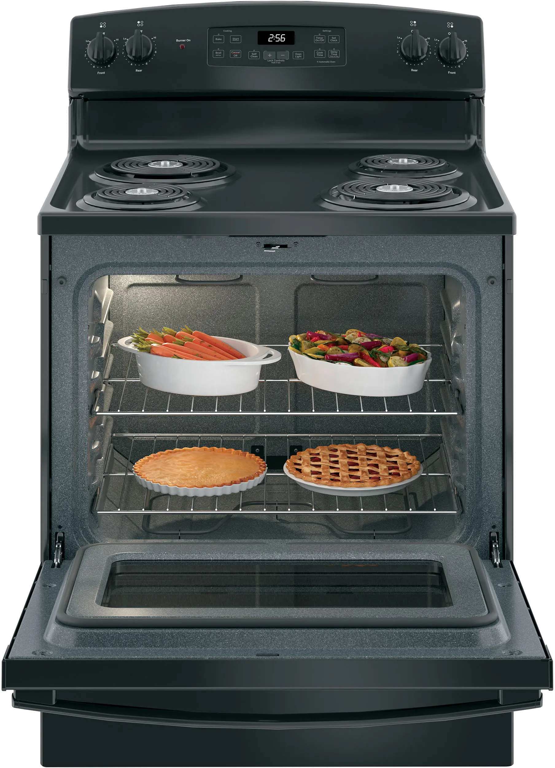 JB256DMBB GE 5 cu ft Electric Range - Black-6