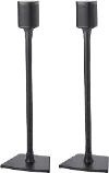 WSS22-B1 SANUS Wireless Speaker Stand Pair designed for Sonos ONE, PLAY:1 and PLAY:3