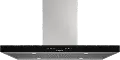 VI42B Wolf 42 Inch Cooktop Island Hood - Black/Stainless Steel