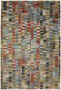 91003-99999/5X8/METR Metropolitan 5 x 8 Rust, Gray and Blue Rug