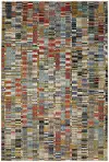 91003-99999/8X11/MET Metropolitan 8 x 11 Rust, Gray and Blue Rug