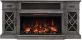 Hamilton Gray 70 Fireplace TV Stand