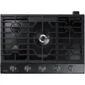 NA30N6555TG Samsung 30 Inch Smart Gas Cooktop - Black Stainless Steel