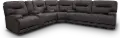 Stanza Charcoal Gray 3 Piece Power Reclining Sectional