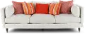 Pia White Sofa