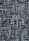 JA26/8X11/CROSSTHATC Cotton Tail 8 x 11 Transitional Navy Blue Rug