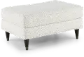 Pia White Ottoman