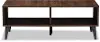 147-8252-RCW Mid Century Modern Brown and Gray Wood Coffee Table - Pierre