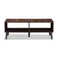 147-8252-RCW Mid Century Modern Brown and Gray Wood Coffee Table - Pierre