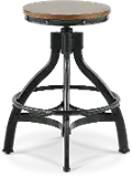 Chandler Rustic Brown Adjustable Bar Stool