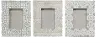 DA8689A-A/3-IND/ Assorted White and Gray Cement Picture Frame
