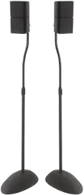 HTB3-B1,SPKR-STND,PR SANUS Two Adjustable Height Speaker Stands