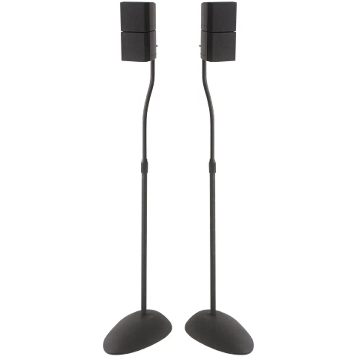HTB3-B1,SPKR-STND,PR SANUS Two Adjustable Height Speaker Stands-1