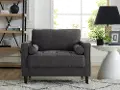 LKLGF2SP1GU3073 Lawrence Mid Century Modern Dark Gray Chair