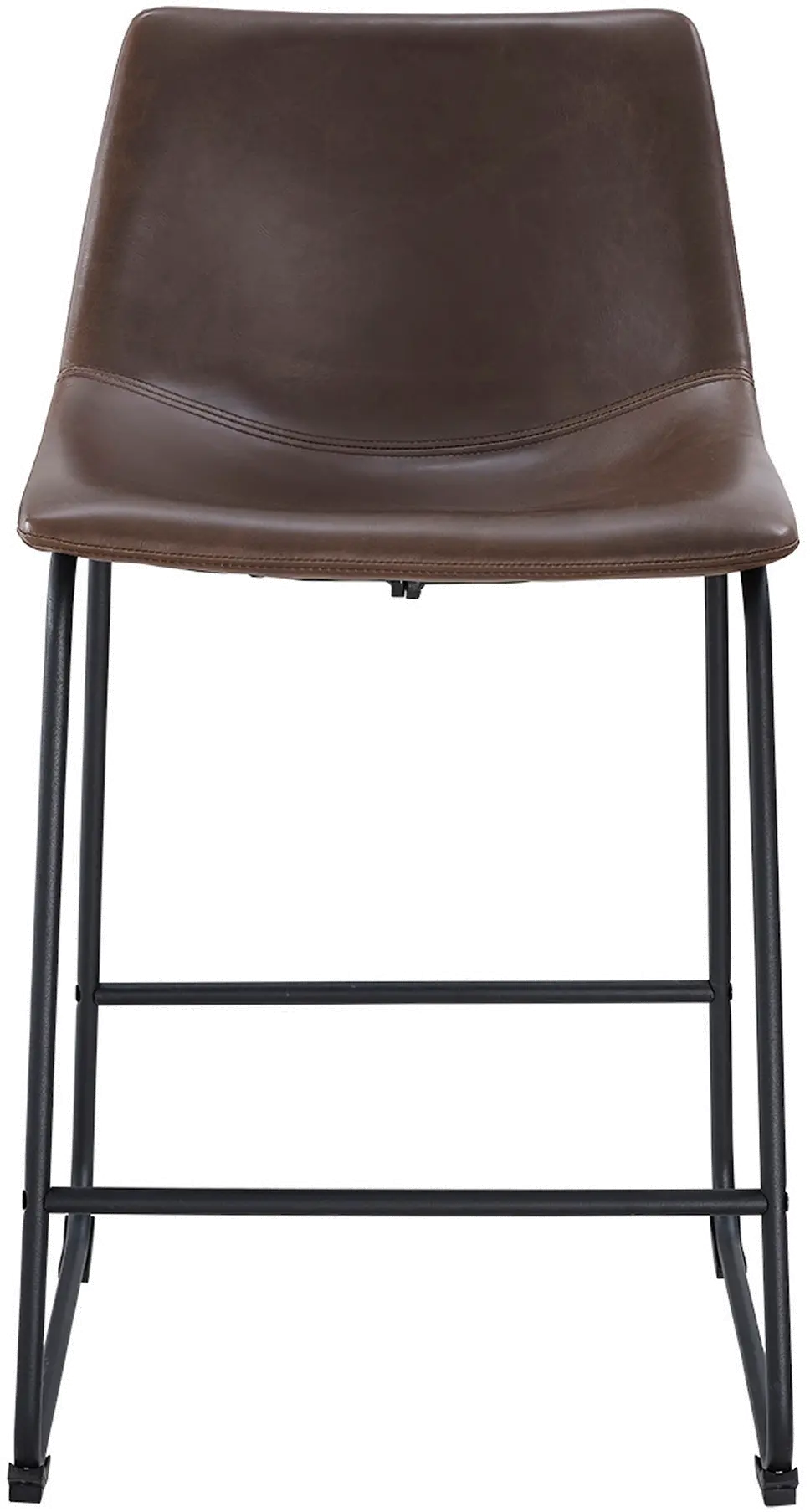 CHL26BR Slope Brown Counter Height Stool, Set of 2-3