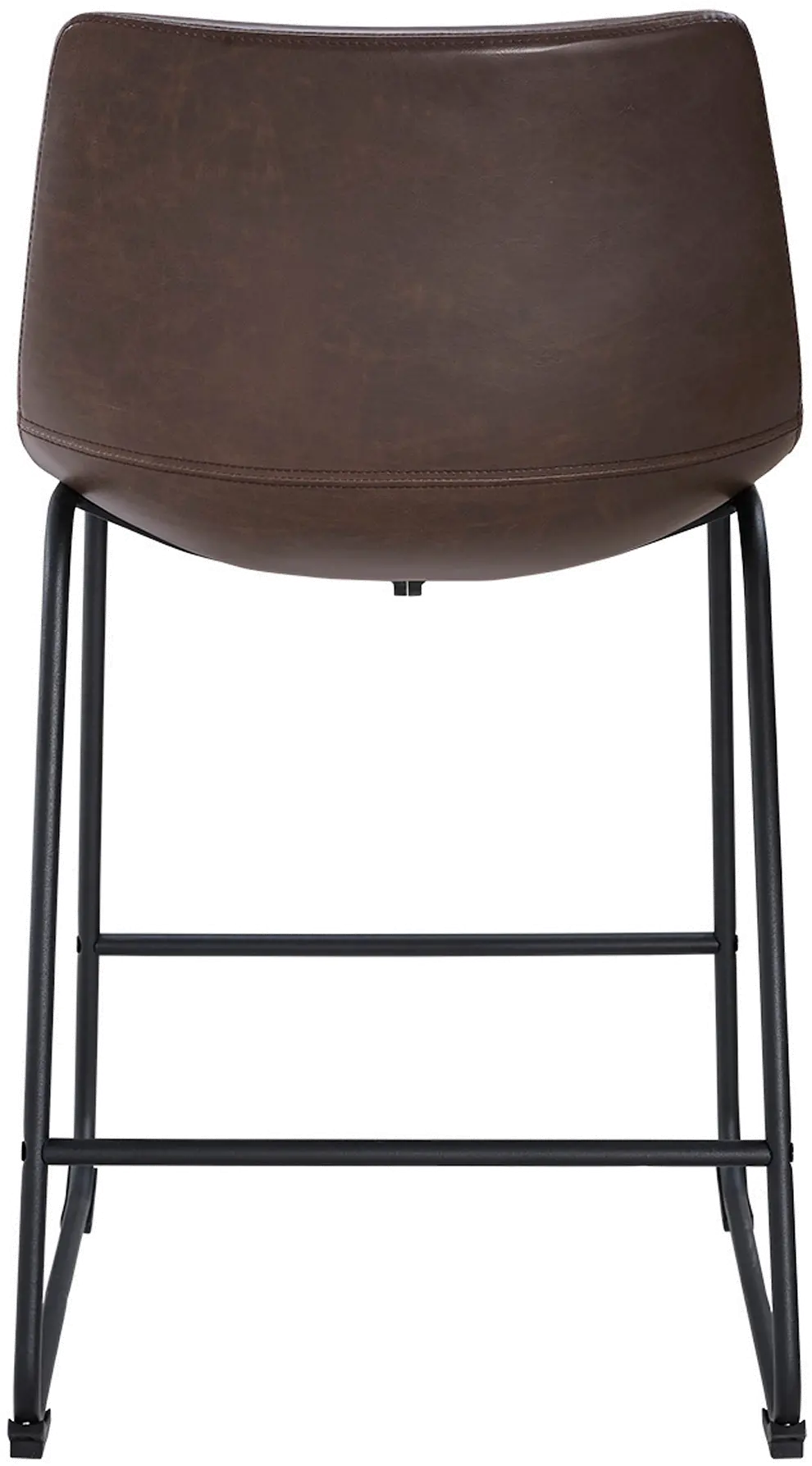 CHL26BR Slope Brown Counter Height Stool, Set of 2-5