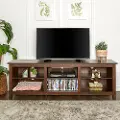 W70CSPTB Whitney 70 Inch Walnut Brown TV Stand - Walker Edison