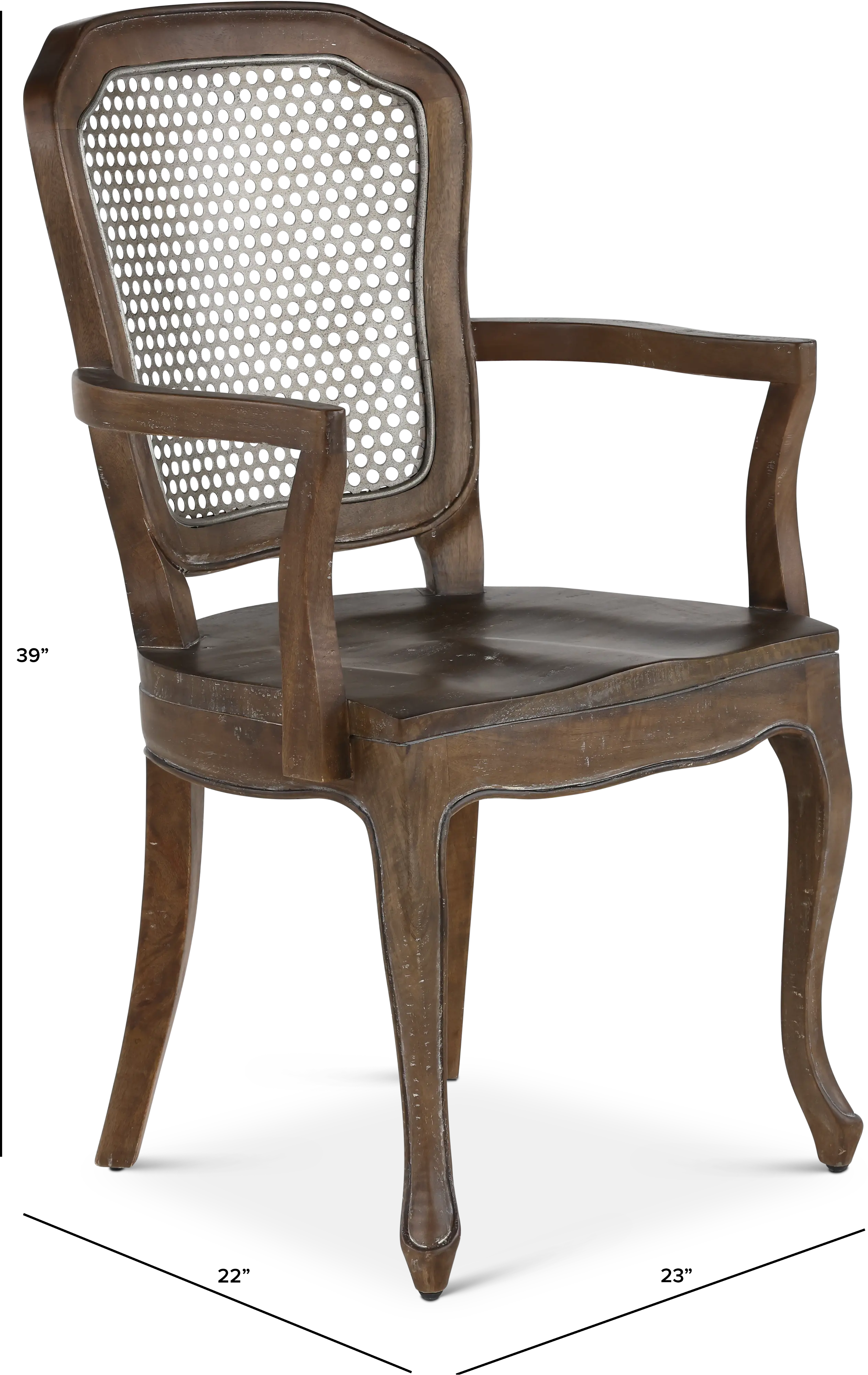 Soulan Brown Dining Room Armchair-3