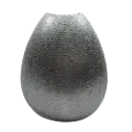 10 Silver Ceramic Vase
