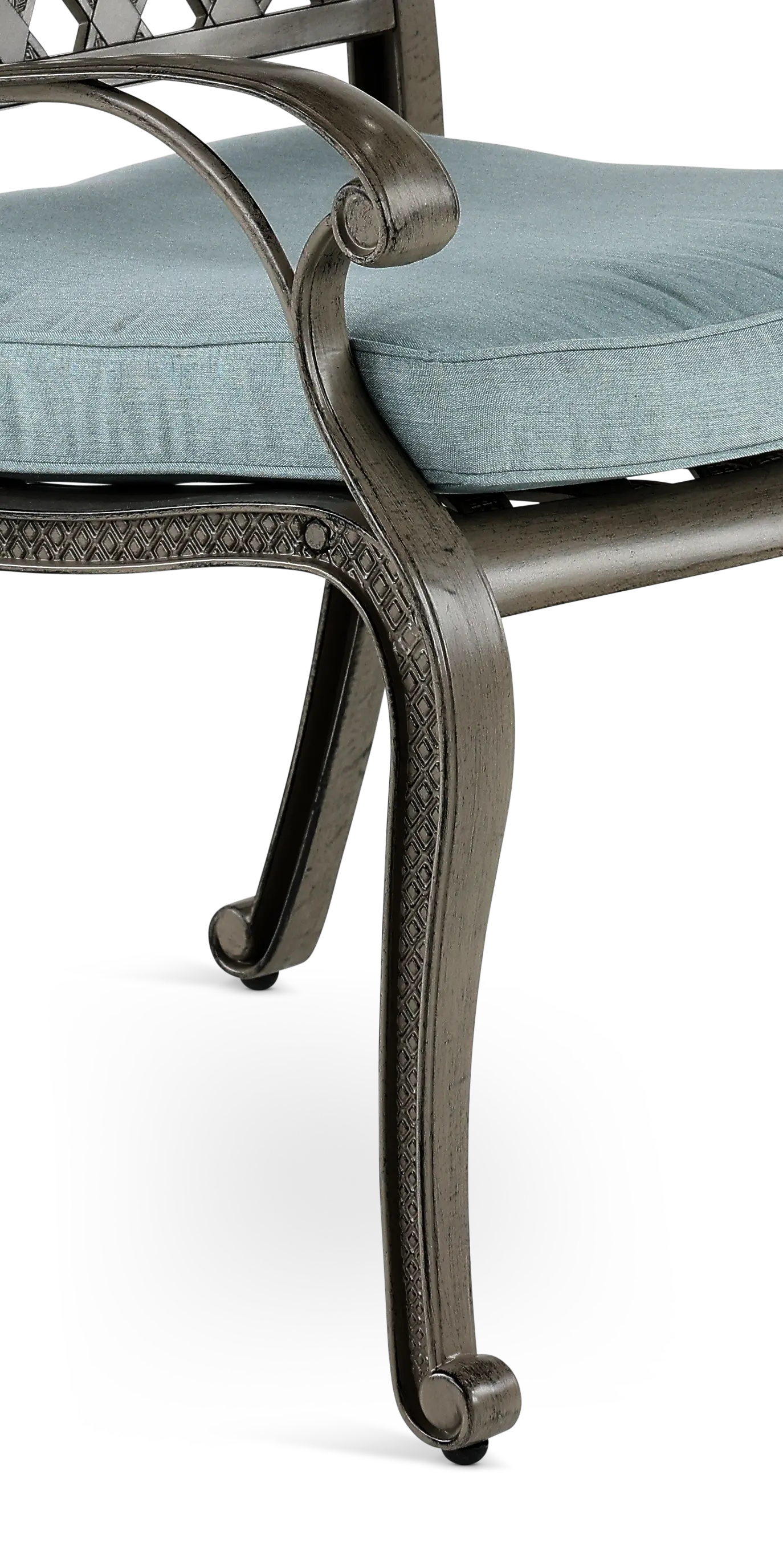 Macan Gray and Blue Patio Dining Chair-8