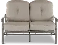 Macan Gray High Back Patio Motion Love Seat