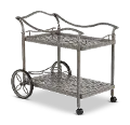 Macan Gray Patio Tea Cart