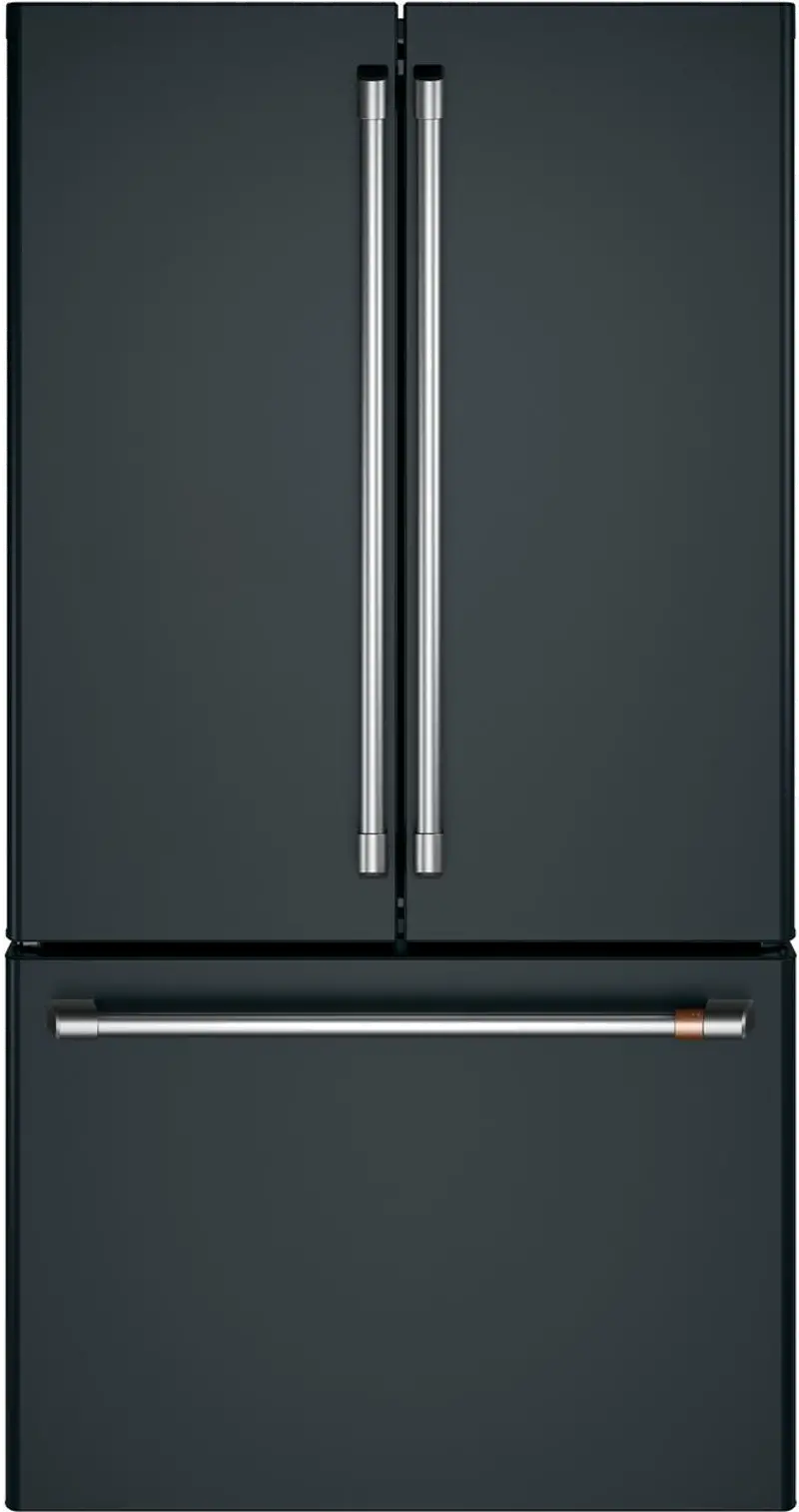 Cafe 23.1 cu ft French Door Refrigerator - Counter Depth Matte Black