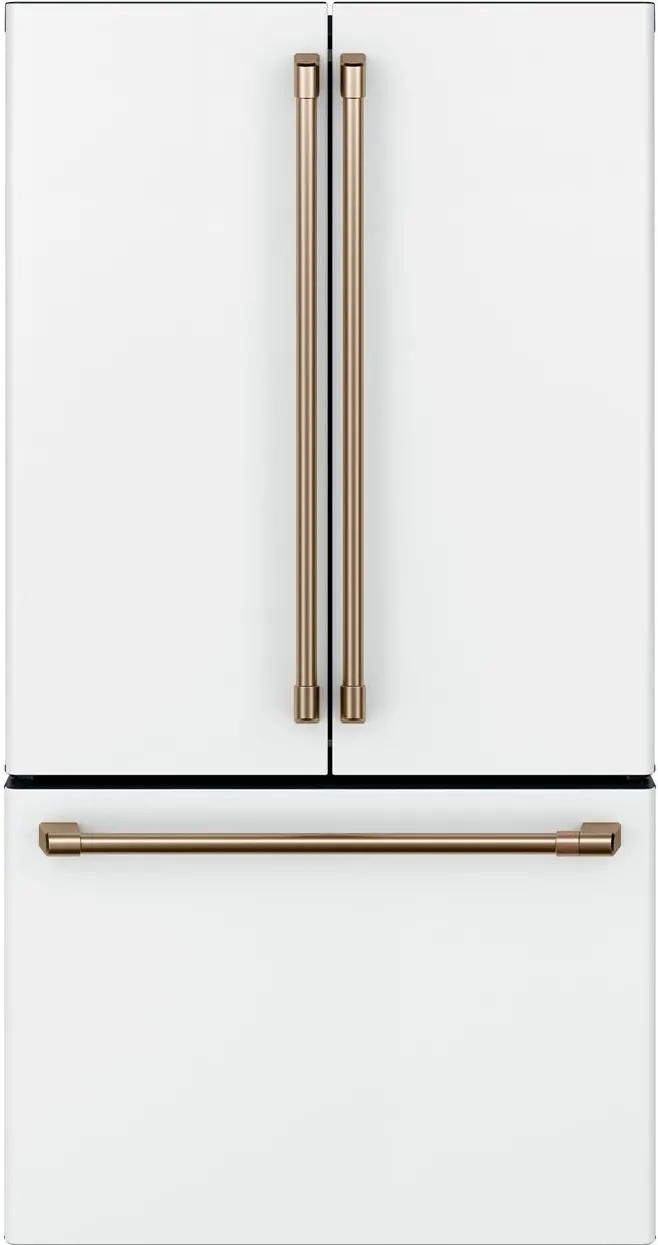CWE23SP4MW2 Cafe 23.1 cu ft French Door Refrigerator - Counter Depth Matte White-2