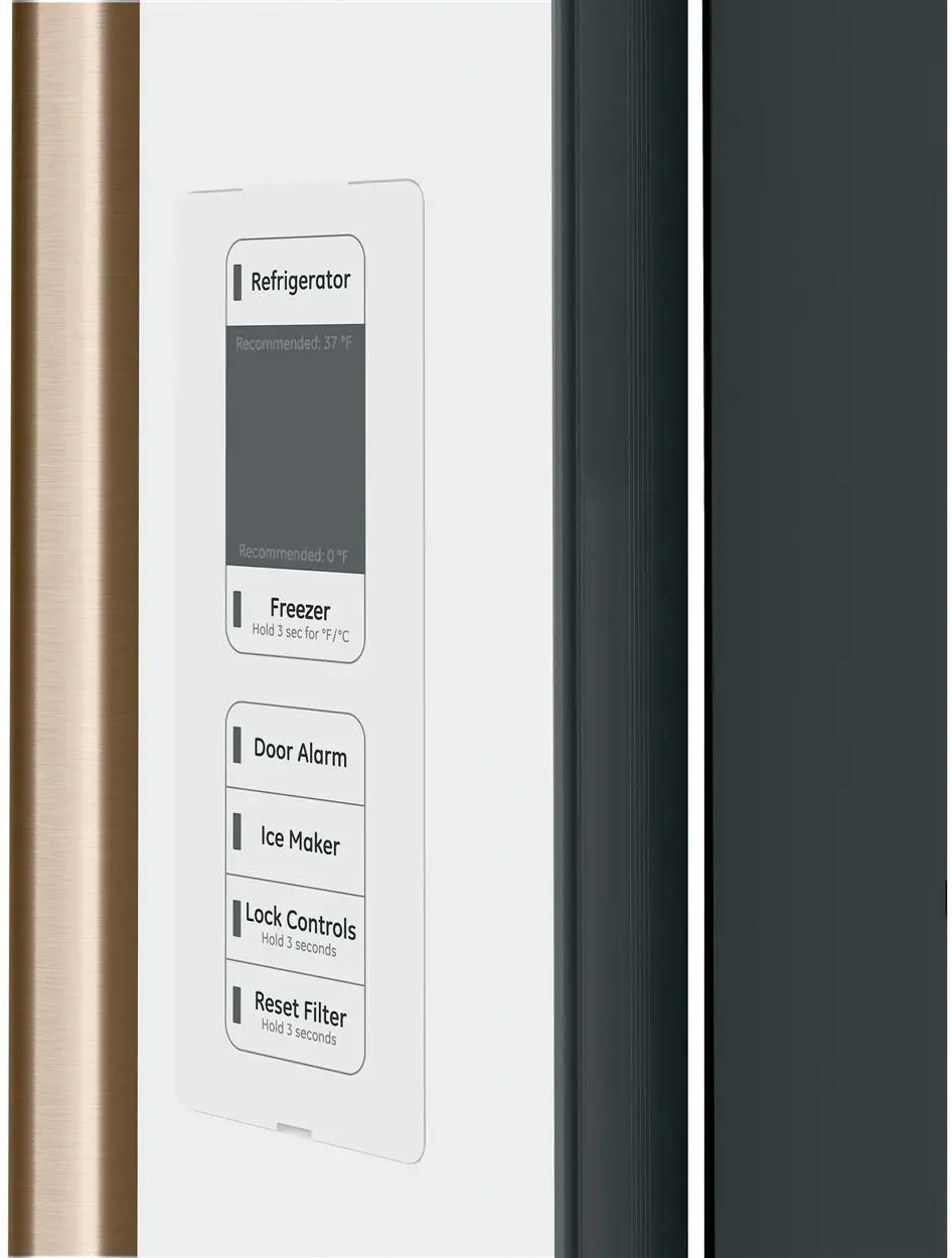 CWE23SP4MW2 Cafe 23.1 cu ft French Door Refrigerator - Counter Depth Matte White-4