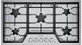 SGS365TS Thermador Masterpiece 36 Inch Gas Cooktop with Continuous Grates - Stainless Steel