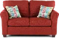 WALLOV Wall St. Red Loveseat