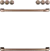 CXFCGHKPMCU Cafe Handle and Knob Set - Brushed Copper