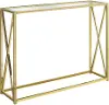 Gold Console Table