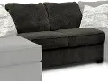 AUT2CUS Autumn Gray Armless Loveseat