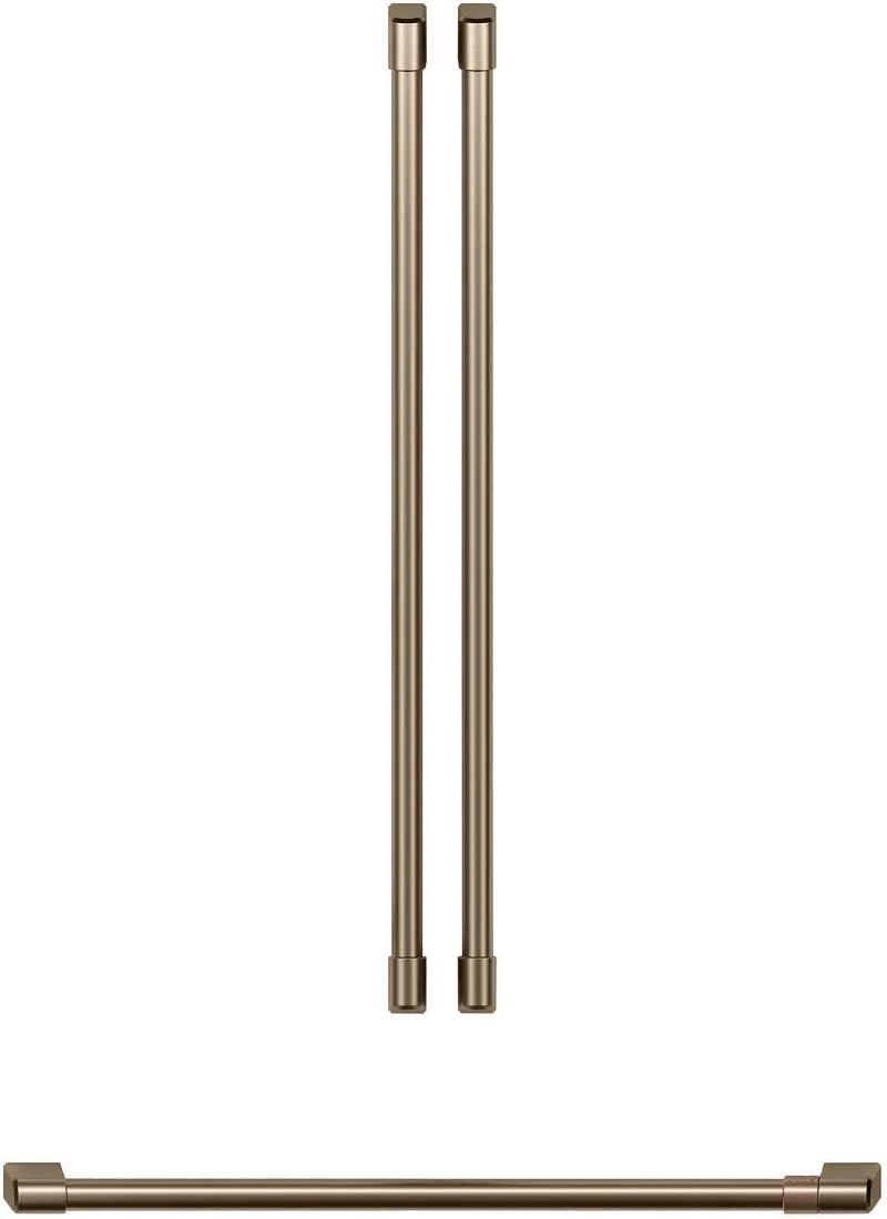 Cafe French Door Refrigerator Handle Kit - Brushed Bronze